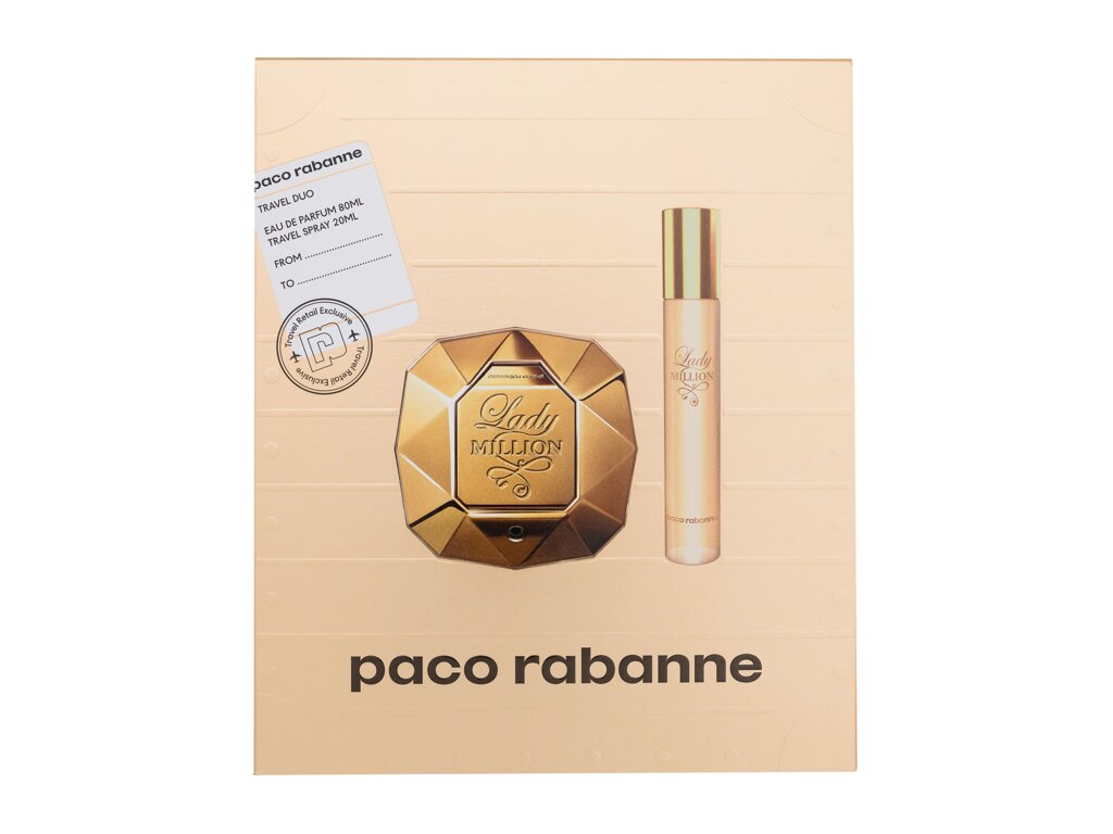 Paco Rabanne Lady Million 80 ml - 80ml - Parfémovaná voda