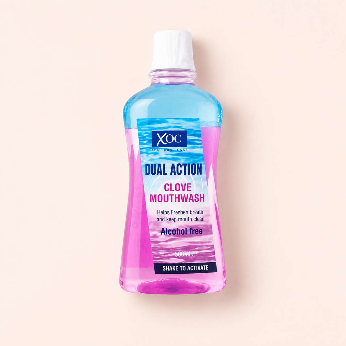 Xpel Dual Action Clove Mouthwash 500 ml