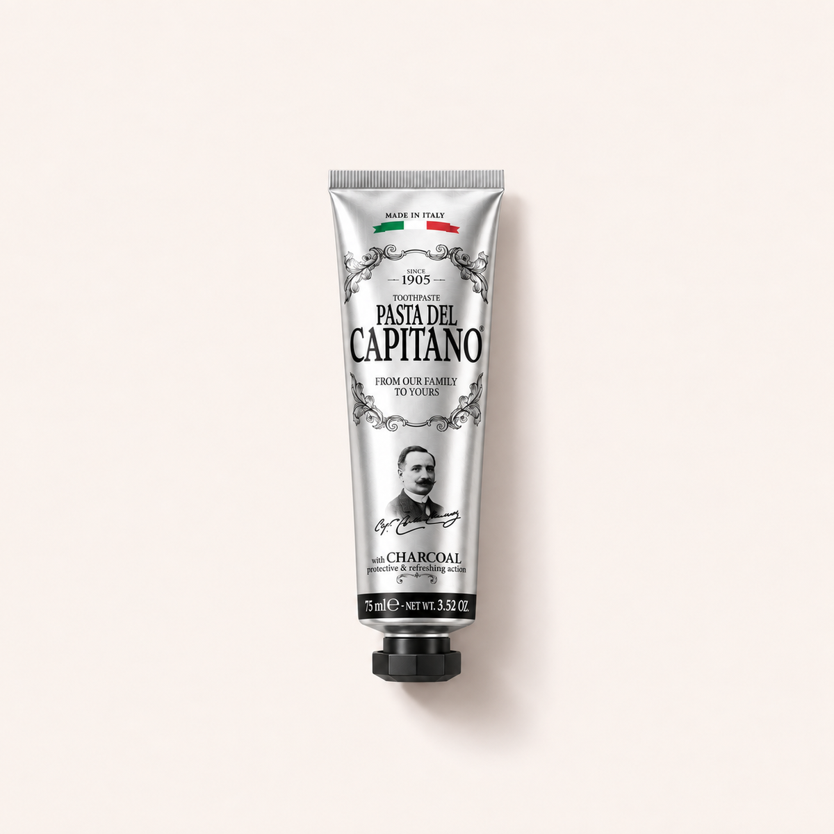 Pasta Del Capitano 1905 Charcoal Toothpaste 75 ml