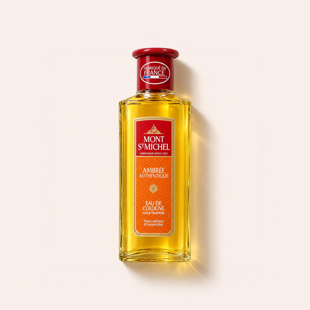 Mont St Michel Ambrée Authentique EDC 250 ml, kolínská voda v jantarově zlatém flakonu – MrRizz