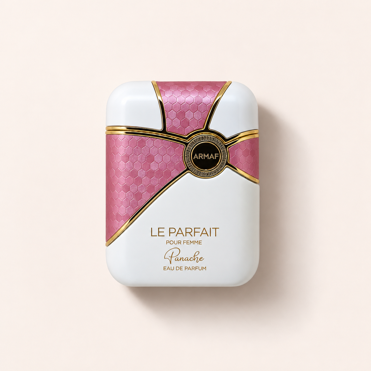 Flakon parfémované vody Armaf Le Parfait Panache 100 ml na světlém pozadí – MrRizz