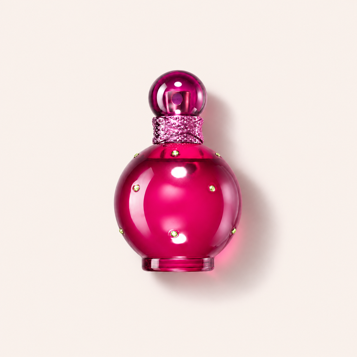Růžový flakon Britney Spears Fantasy EDP 50 ml s ozdobnými kamínky – MrRizz