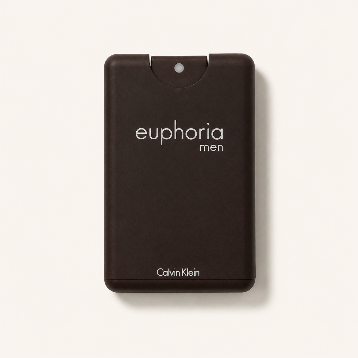Calvin Klein Euphoria EDT 20 ml, hnědý plochý kapesní sprej pro muže s integrovanou tryskou – MrRizz