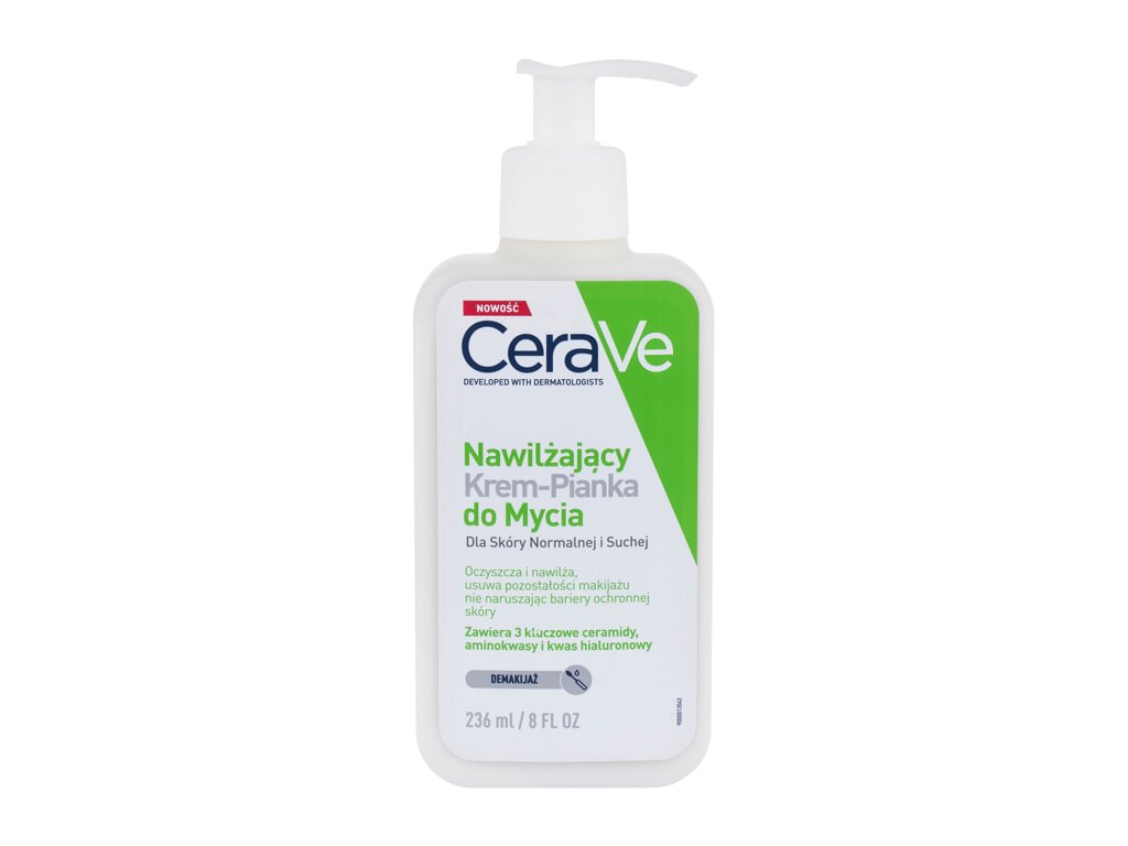 CeraVe Facial Cleansers Hydrating Cream-to-Foam 236 ml - 236ml - Čisticí krém