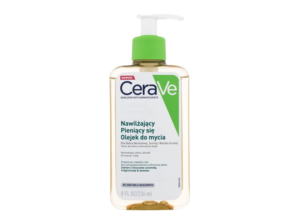 CeraVe Facial Cleansers Hydrating Foaming Oil Cleanser 236 ml - 236ml - Čisticí olej