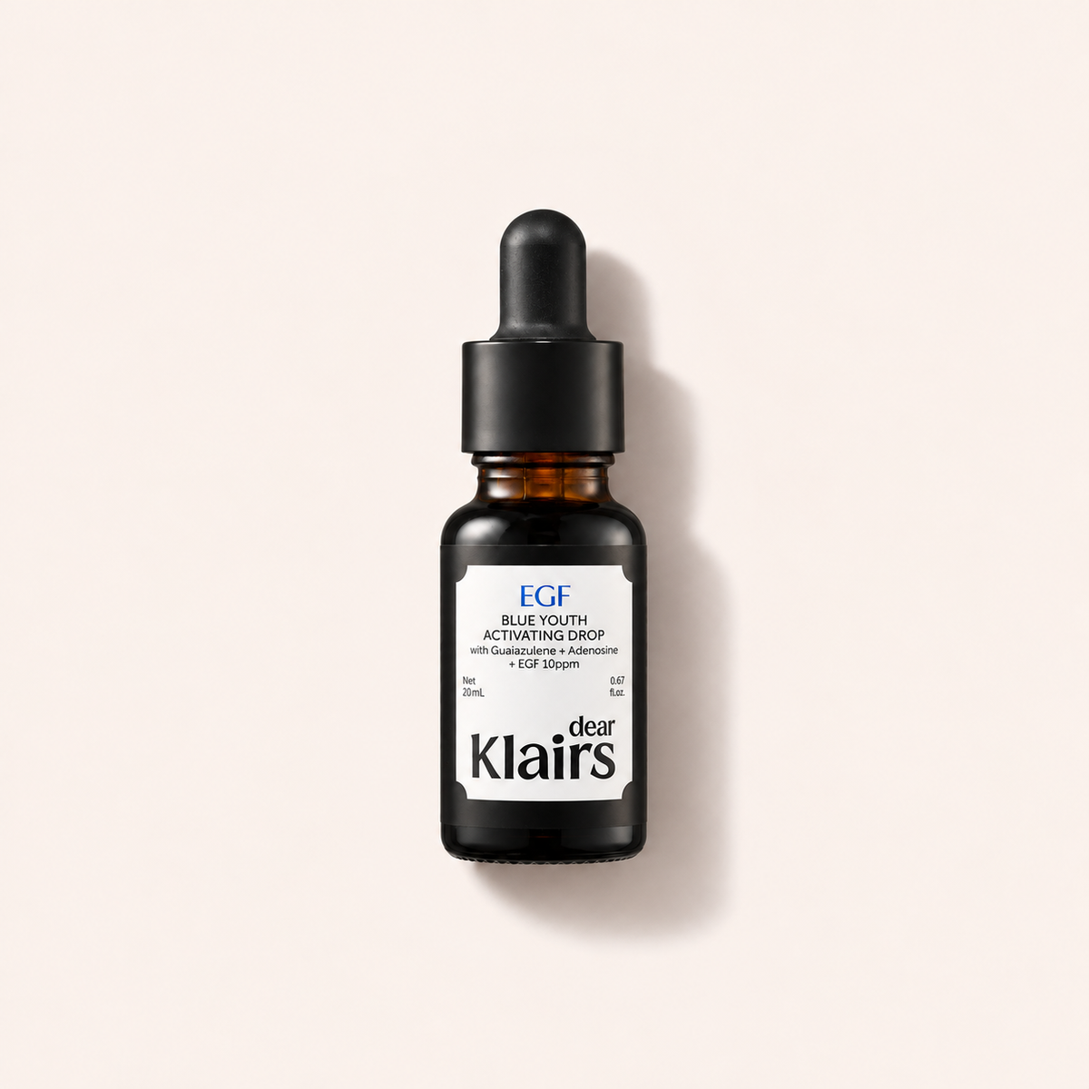 Dear, Klairs Midnight Blue Youth Activating Drop 20 ml – pleťové sérum – MrRizz