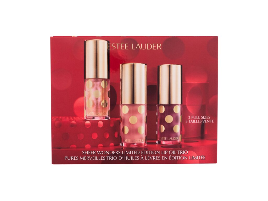 Estée Lauder Sheer Wonders Limited Edition Lip Oil Trio 4,5 ml - 4,5ml - Lesk na rty
