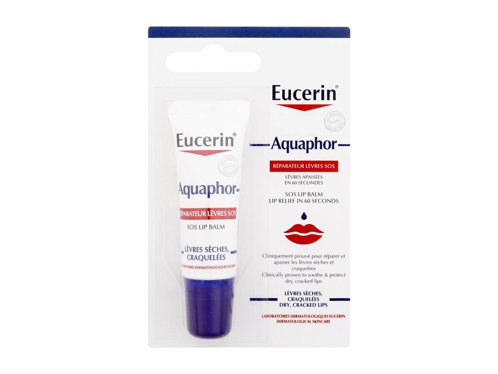 Eucerin Aquaphor SOS Lip Balm 10 ml - 10ml - Balzám na rty