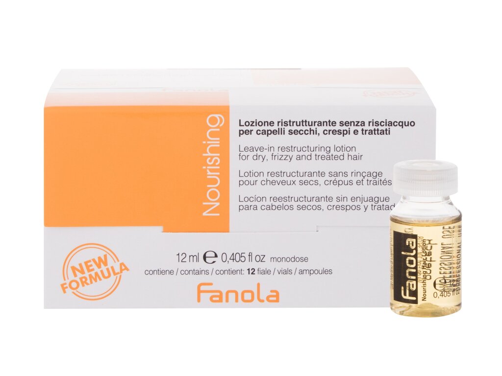 Fanola Nourishing Leave-In Lotion 12 ml - 12ml - Sérum na vlasy