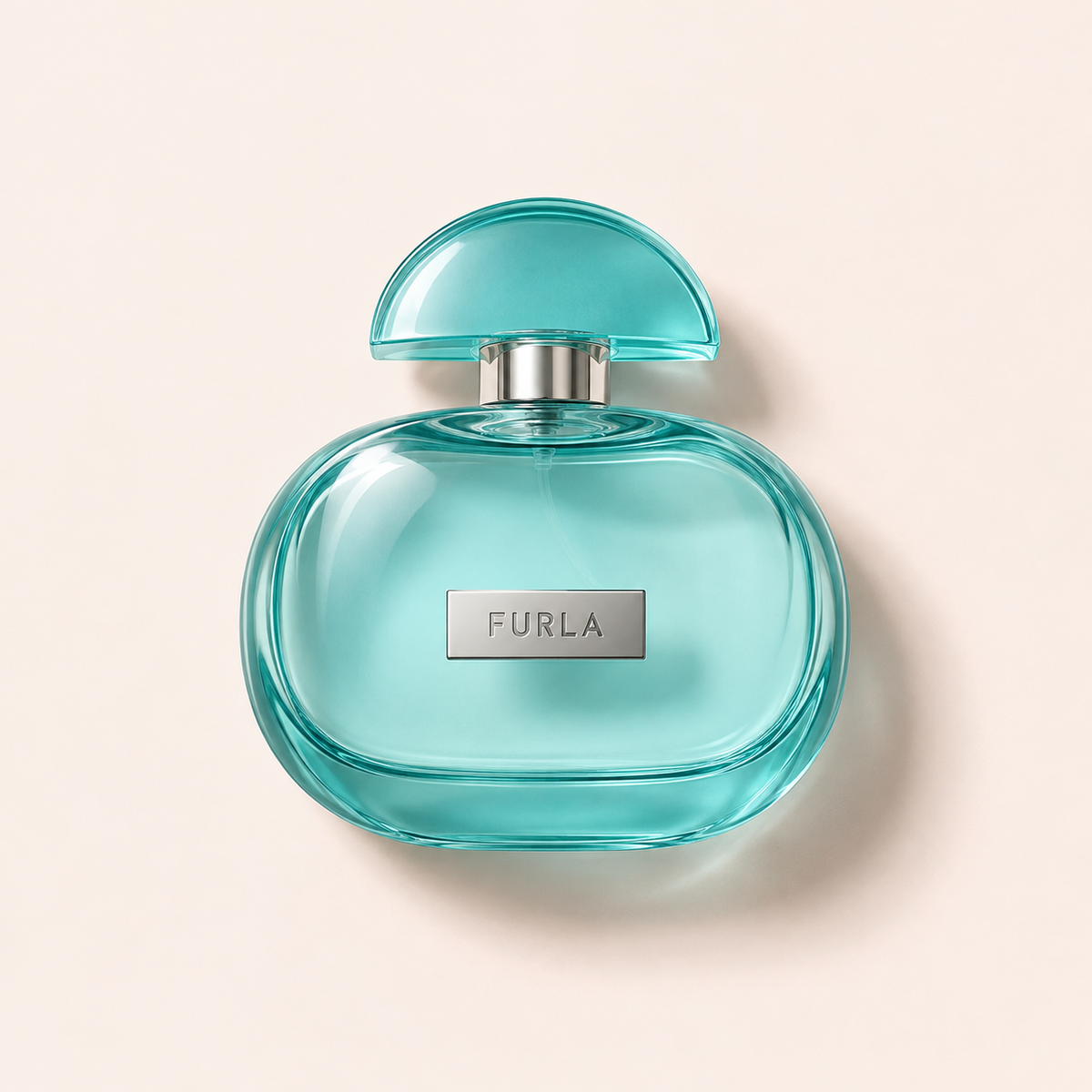Flakon Furla Unica EDP 100 ml na béžovém pozadí – MrRizz