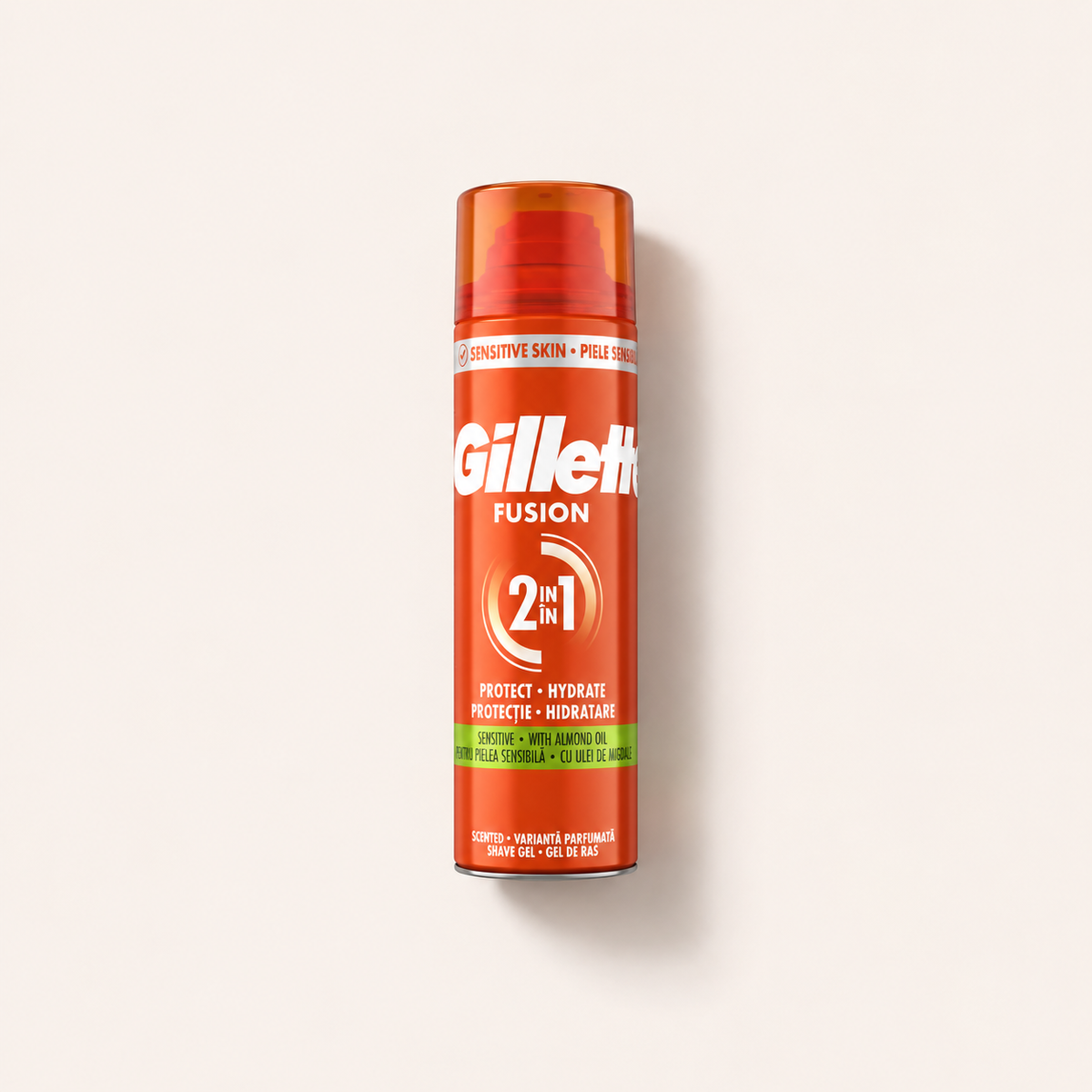 Gillette Fusion Sensitive Shave Gel 200 ml – gel na holení – MrRizz
