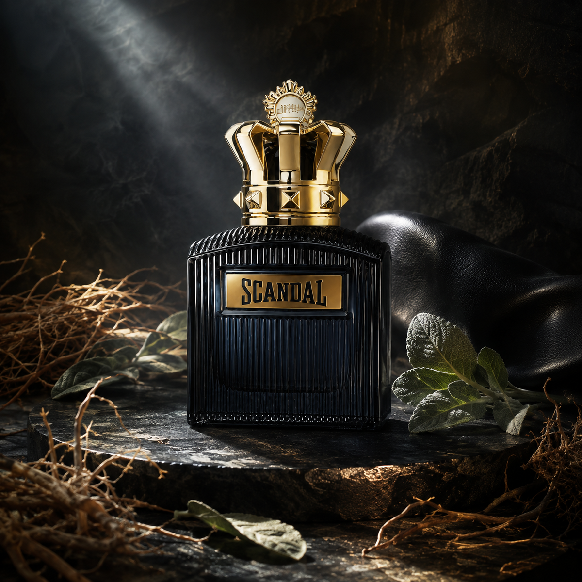 Jean Paul Gaultier Scandal Intense – noční scéna se šalvějí a kůží – MrRizz