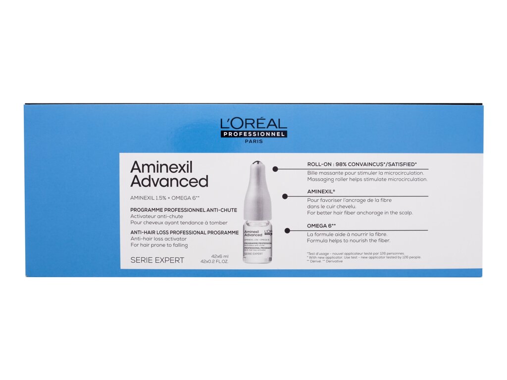 L’Oréal Professionnel Aminexil Advanced Anti-Hair Loss Professional Programme 42x6 ml - 42x6ml - Sérum na vlasy