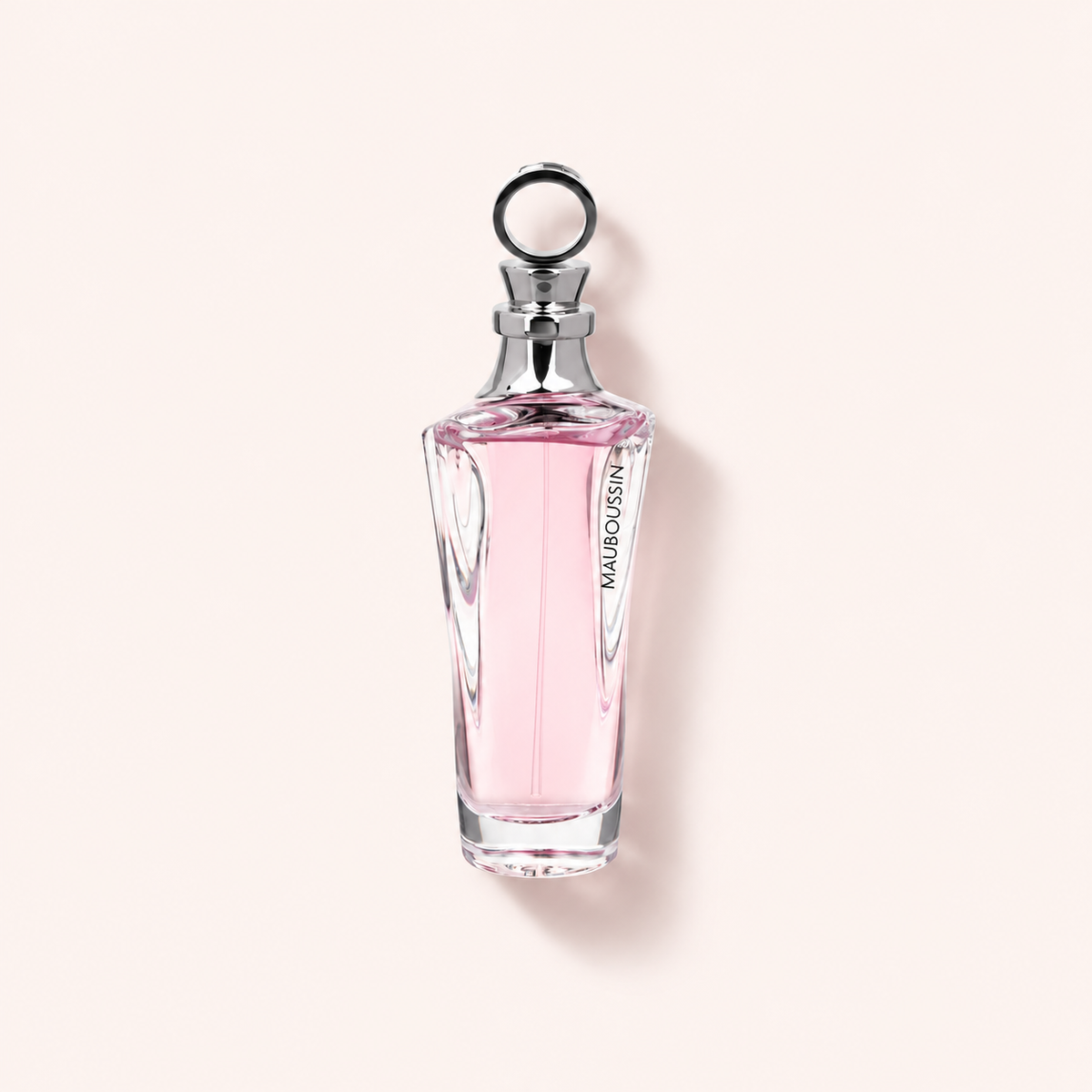 Mauboussin Mauboussin Rose Pour Elle EDP 100 ml na teplém růžovém pozadí – MrRizz