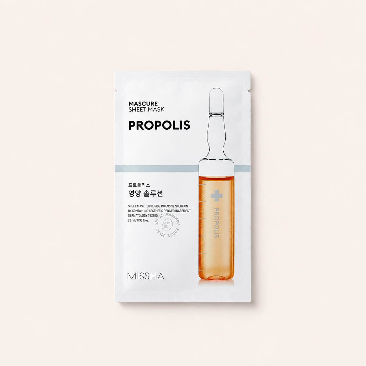 Missha Mascure Sheet Mask Propolis 28 ml – pleťová maska – MrRizz