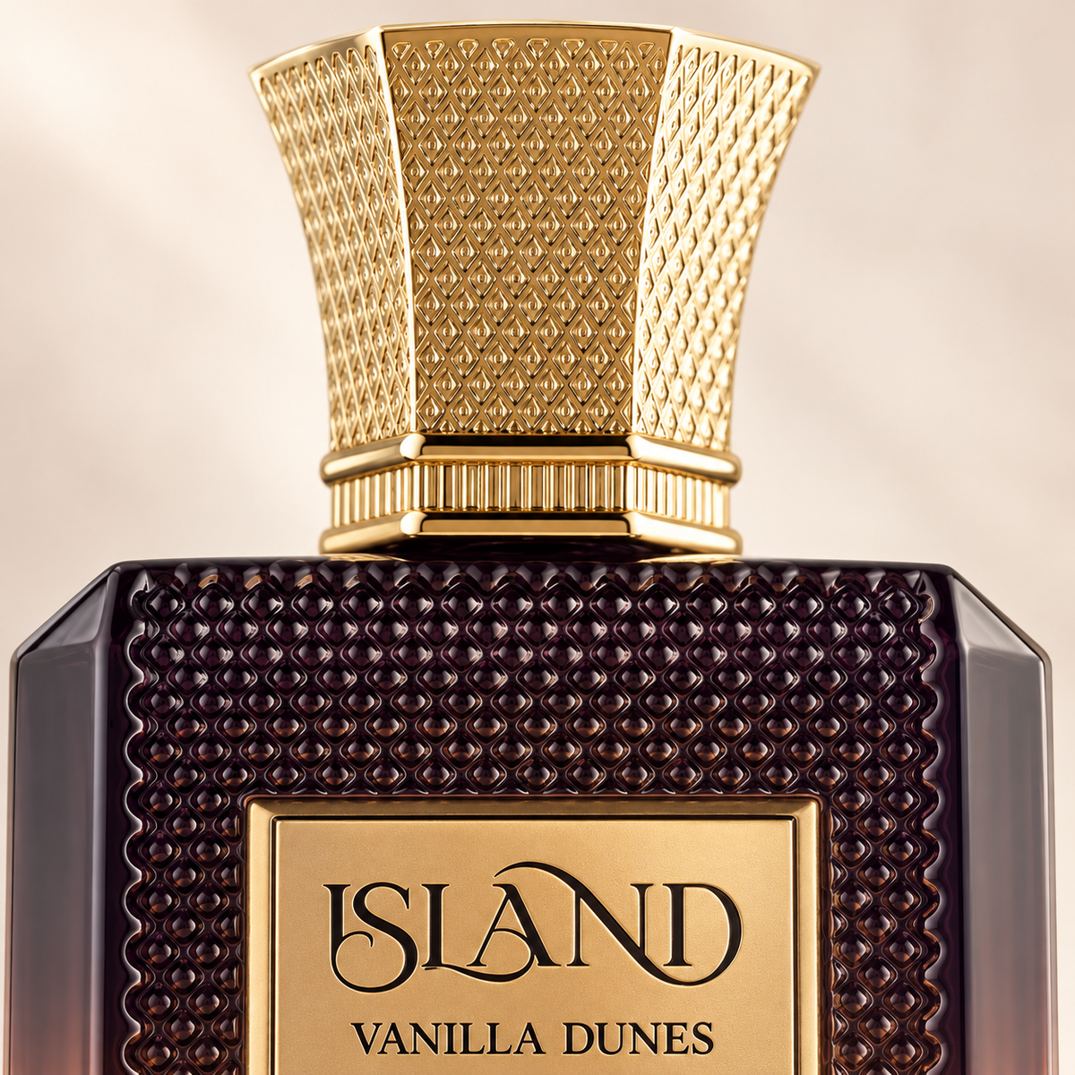 Khadlaj Island Vanilla Dunes Extrait 100 ml – detail flakonu