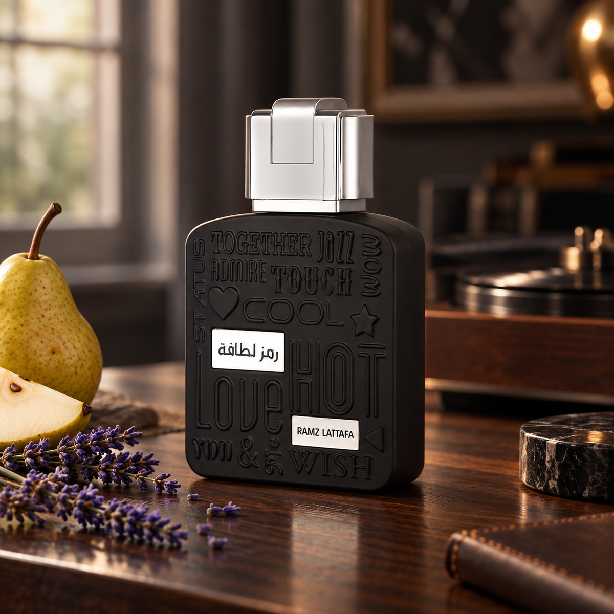 Lattafa Ramz Lattafa Silver EDP 100 ml – produkt v prostředí