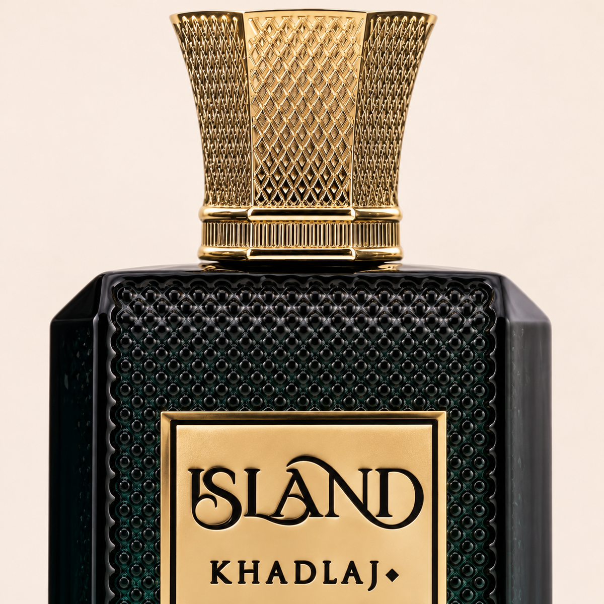 Khadlaj Island Extrait 100 ml – detail flakonu