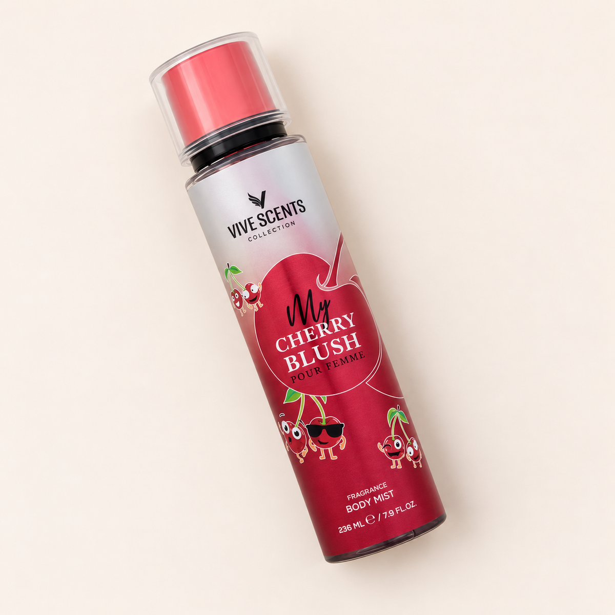 Vive Scents My Cherry Blush tělový sprej 236 ml – doplňující snímek produktu