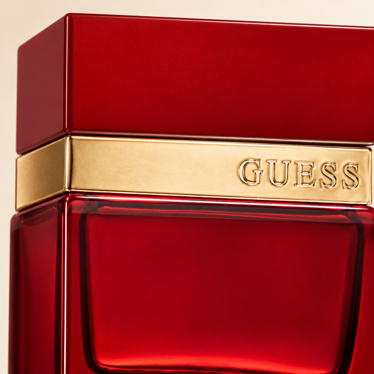 GUESS Seductive Homme Red EDT 100 ml – detail flakonu