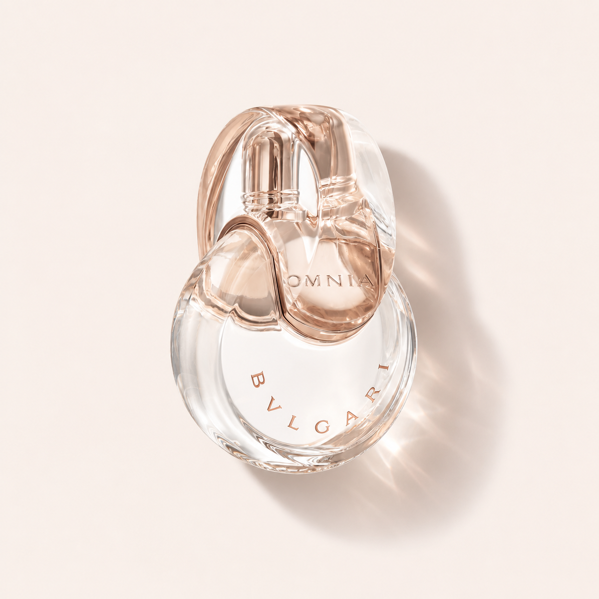 Bvlgari Omnia Crystalline EDT 100 ml v průhledném flakonu s růžově zlatými detaily – MrRizz