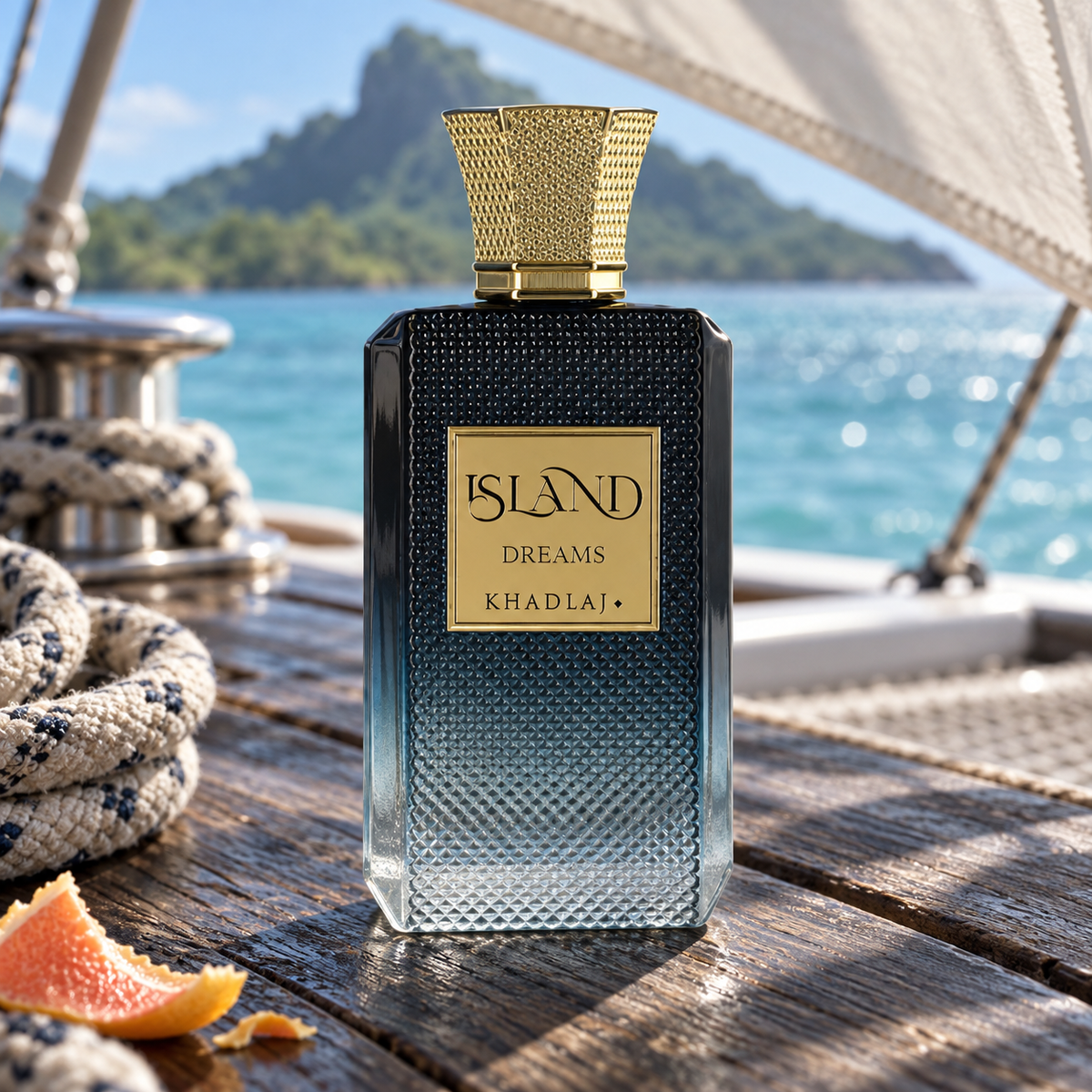 Khadlaj Island Dreams Extrait 100 ml – produkt v prostředí