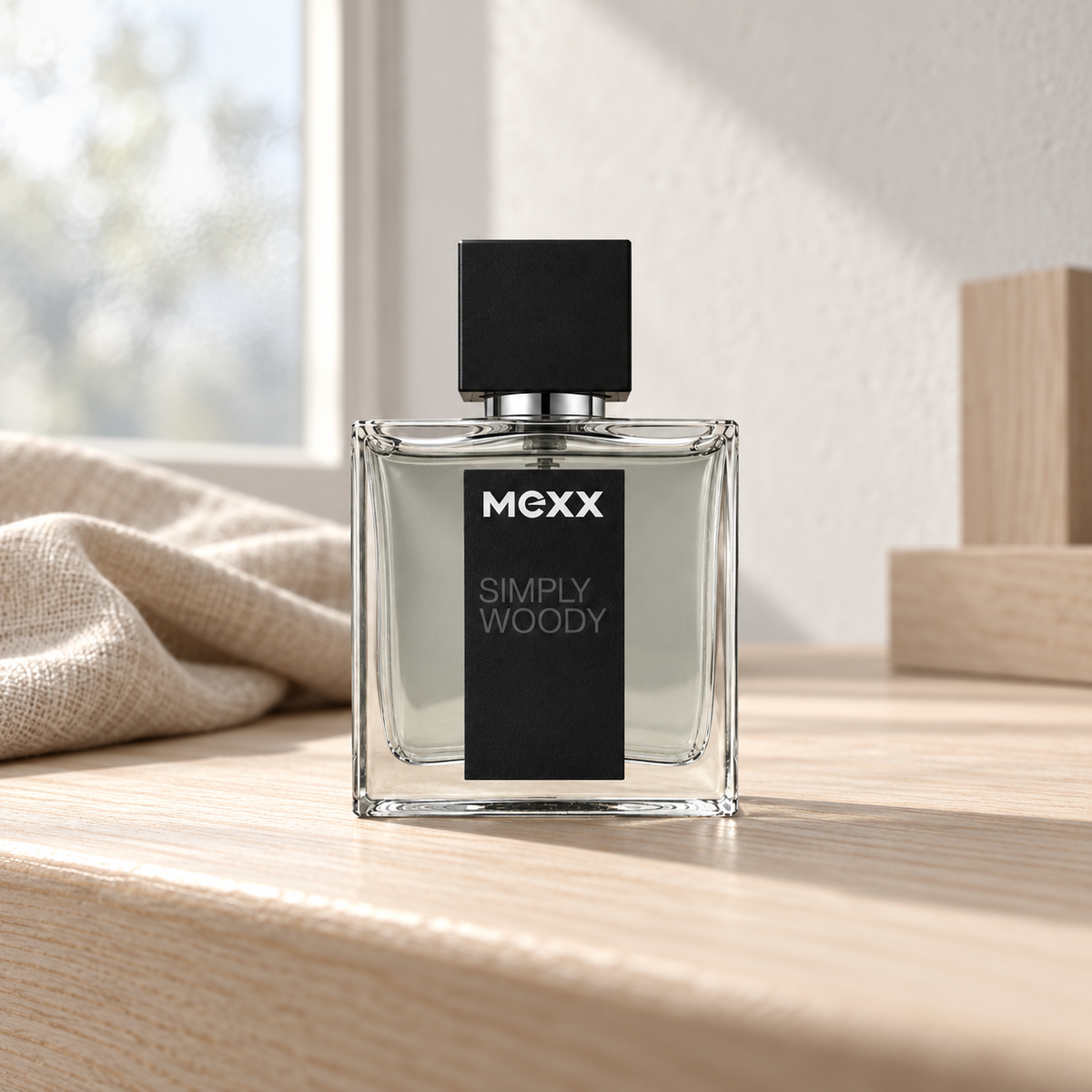 Mexx Simply Woody 50 ml – produktová scéna – MrRizz