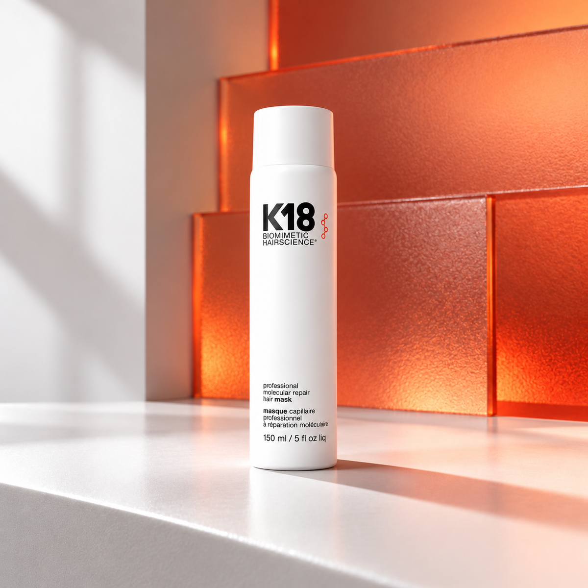 K18 Molecular Repair Professional Hair Mask 150 ml – produktová scéna – MrRizz