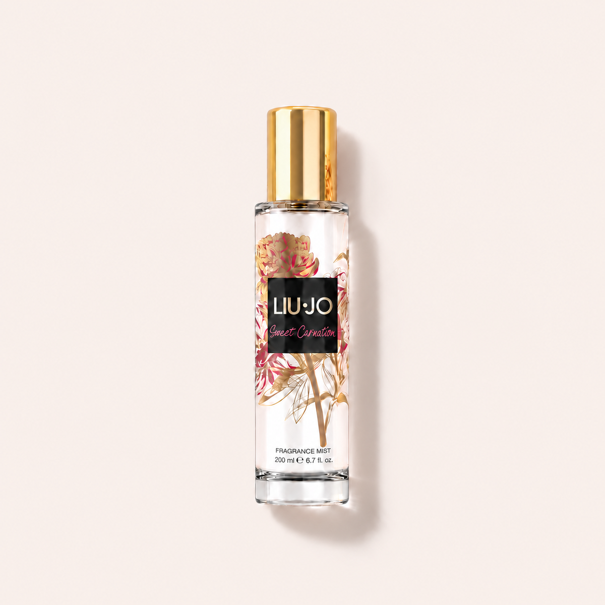 Liu Jo Sweet Carnation tělový sprej 200 ml na béžovém pozadí – MrRizz