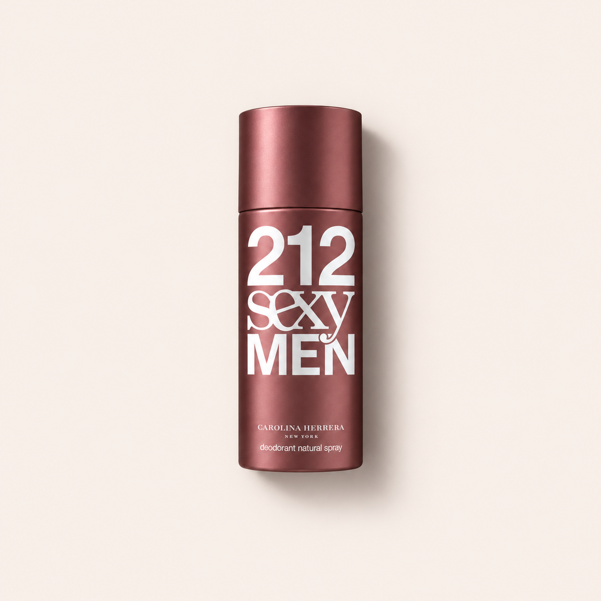 Carolina Herrera 212 Sexy Men deodorant 150 ml na béžovém pozadí – MrRizz