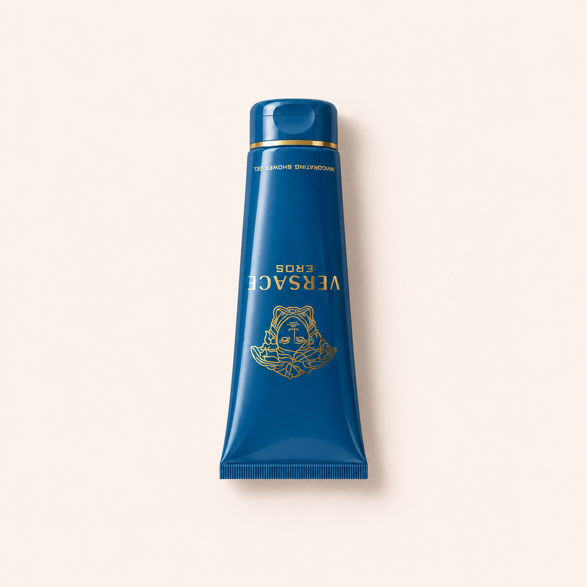 Versace Eros sprchový gel 250 ml na béžovém pozadí – MrRizz