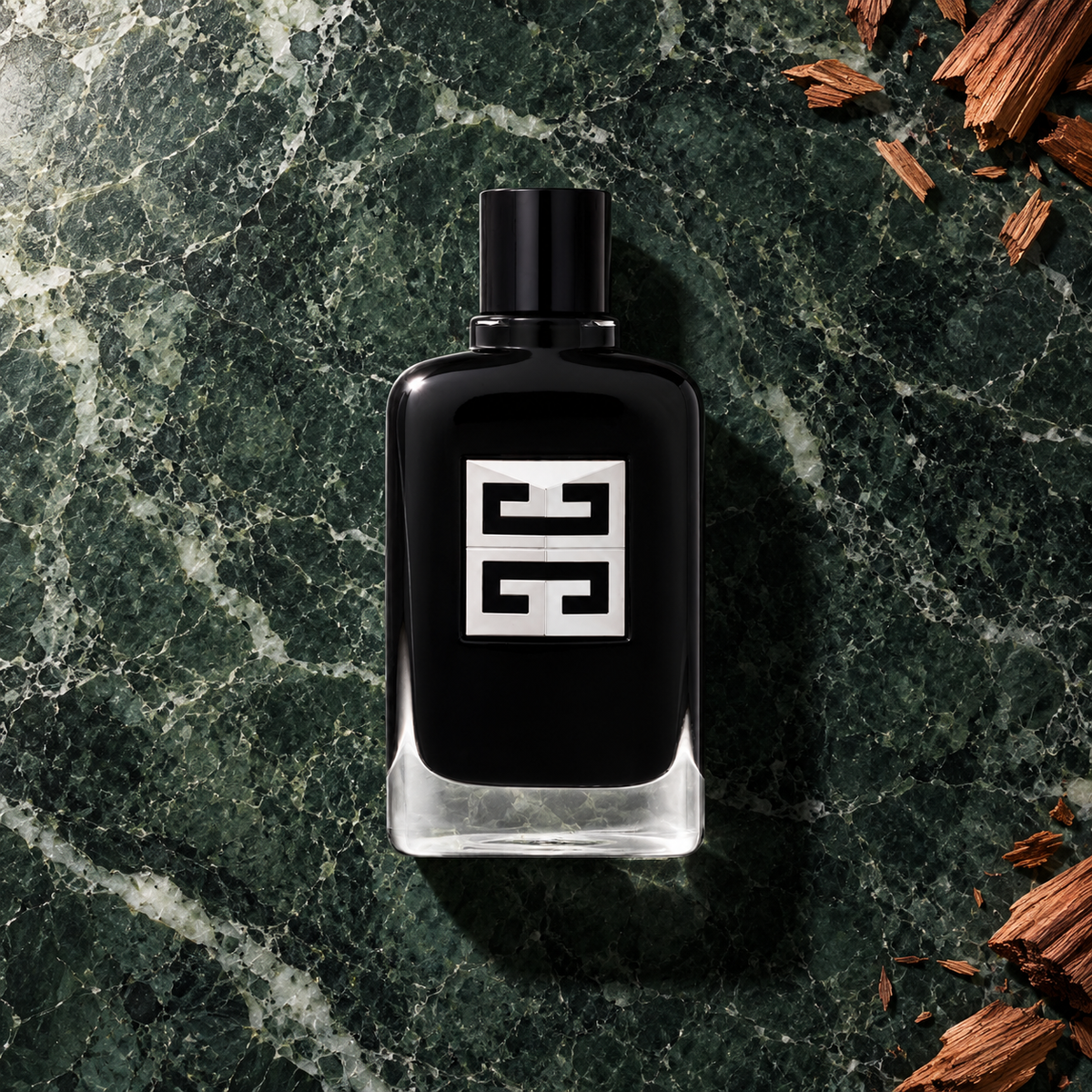 Givenchy Gentleman Society EDP 100 ml – parfém v prostředí, pohled shora s bočním stínem