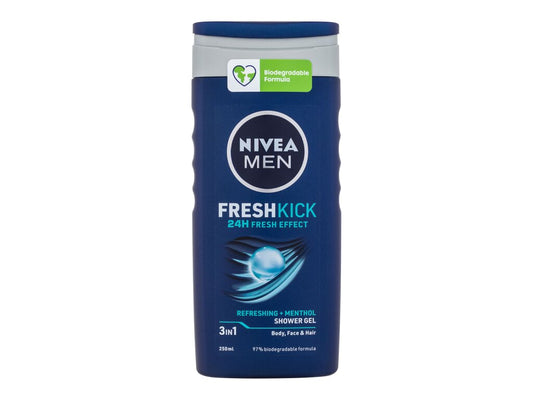Nivea Men Fresh Kick Shower Gel 250 ml - 250ml - Sprchový gel