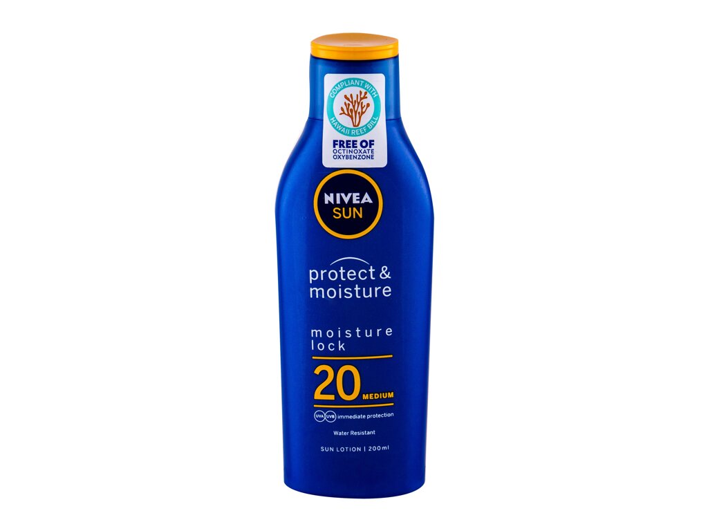Nivea Sun Protect & Moisture 200 ml - 200ml - Opalovací přípravek na tělo