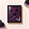 Parfemovy obraz Valentino Born in Roma Purple Melancholia Uomo v cernem ramu - ilustracni fotografie