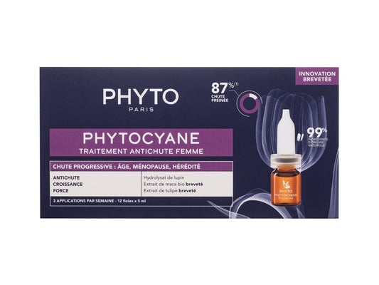 Phyto Phytocyane Anti-Hair Loss Treatment 12x5 ml - 12x5ml - Přípravek proti padání vlasů