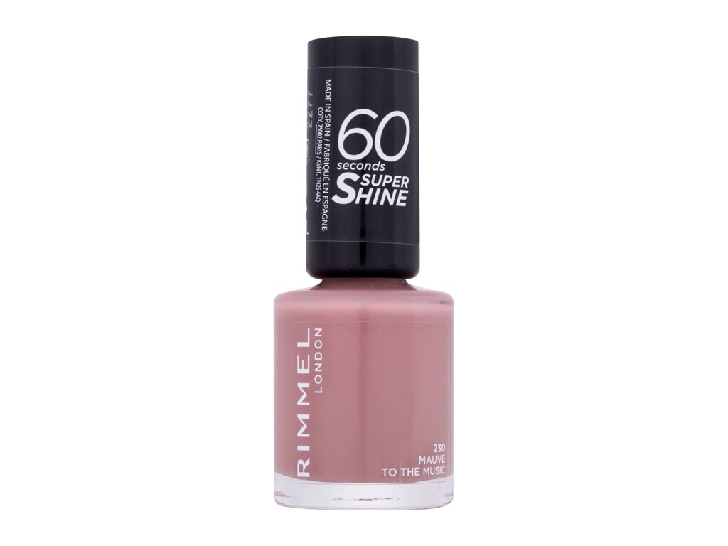 Rimmel London 60 Seconds Super Shine 8 ml - 8ml - Lak na nehty