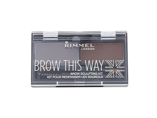 Rimmel London Brow This Way 2,4 ml - 2,4ml - Set a paletka na obočí