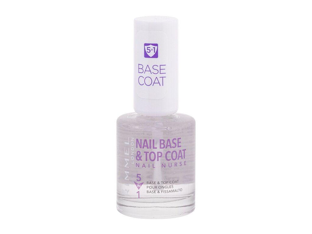 Rimmel London Nail Nurse 5in1 Base & Top Coat 12 ml - 12ml - Lak na nehty