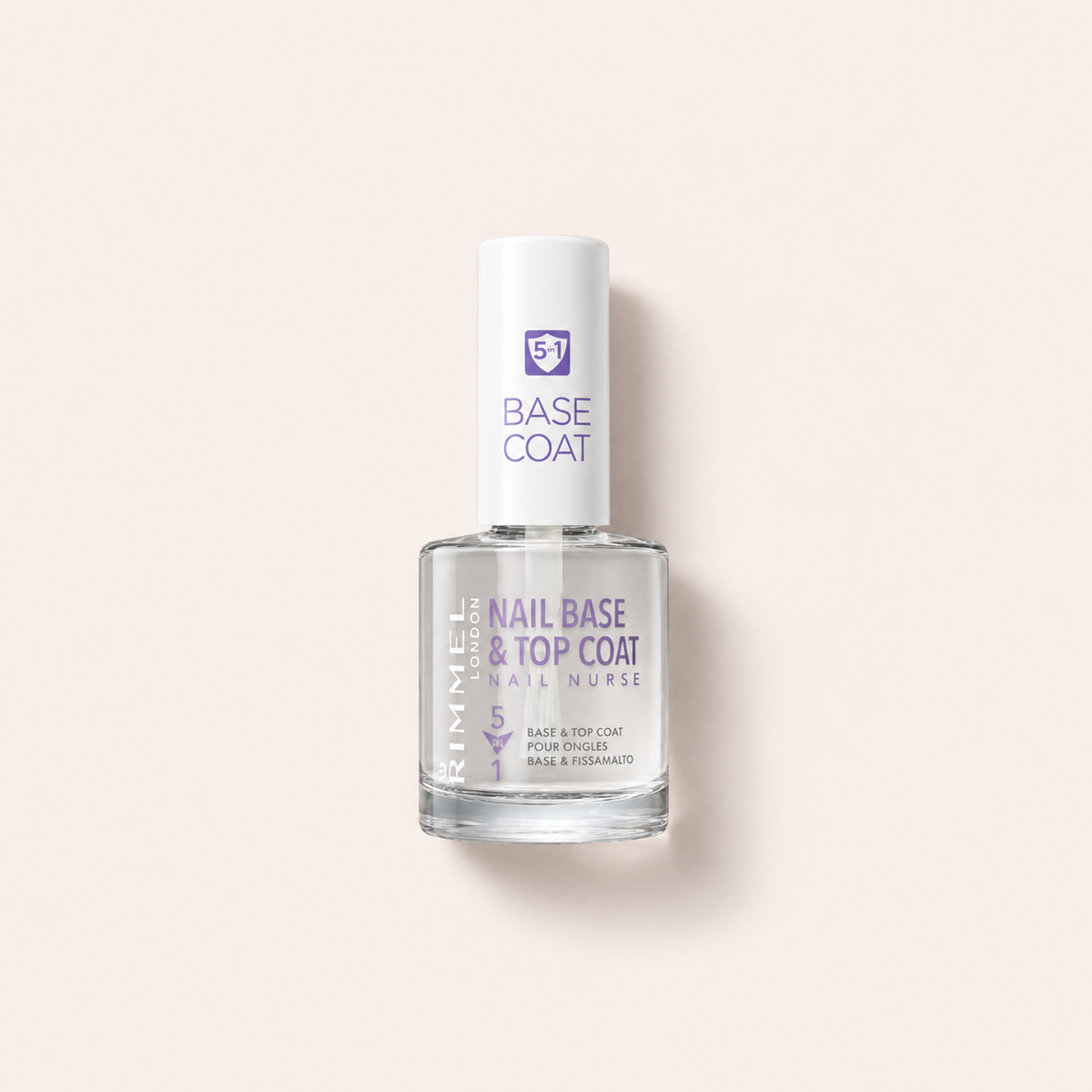 Rimmel London Nail Nurse 5in1 Base & Top Coat 12 ml – lak na nehty – MrRizz