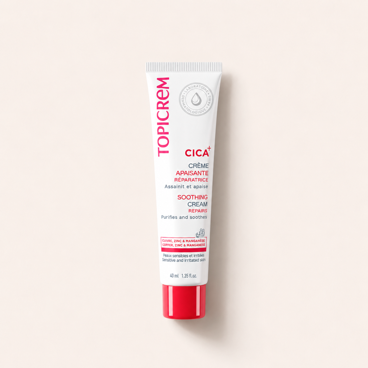 Topicrem CICA Soothing Cream 40 ml – tělový krém – MrRizz