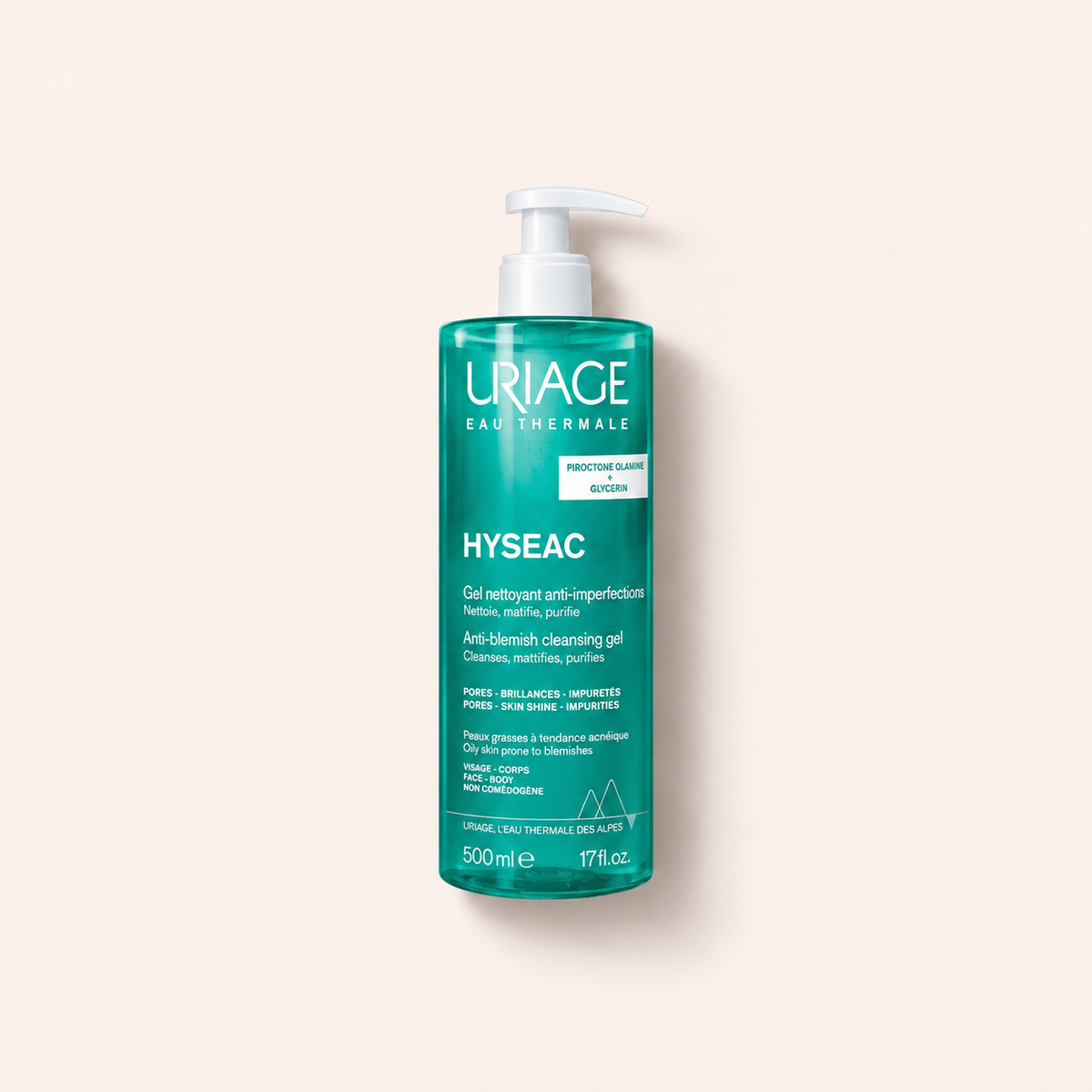 Uriage Hyséac Anti-Blemish Cleansing Gel 500 ml – čisticí gel – MrRizz