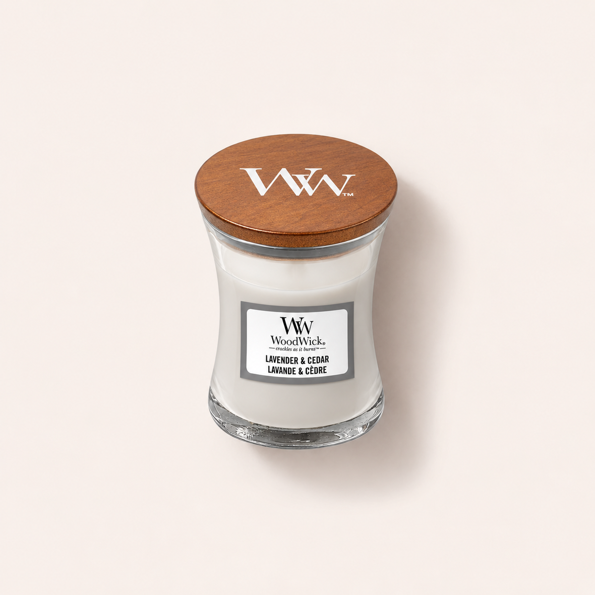 WoodWick Lavender & Cedar 85 ml – vonná svíčka – MrRizz