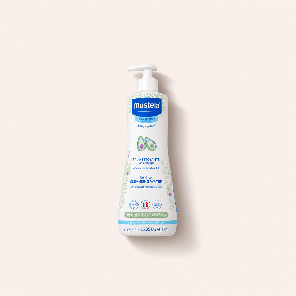 Mustela Bébé Cleansing Water 750 ml