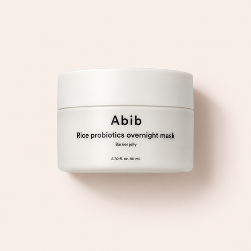 Abib Rice Probiotics Overnight Mask Barrier Jelly 80 ml – titulní produktová fotografie – MrRizz