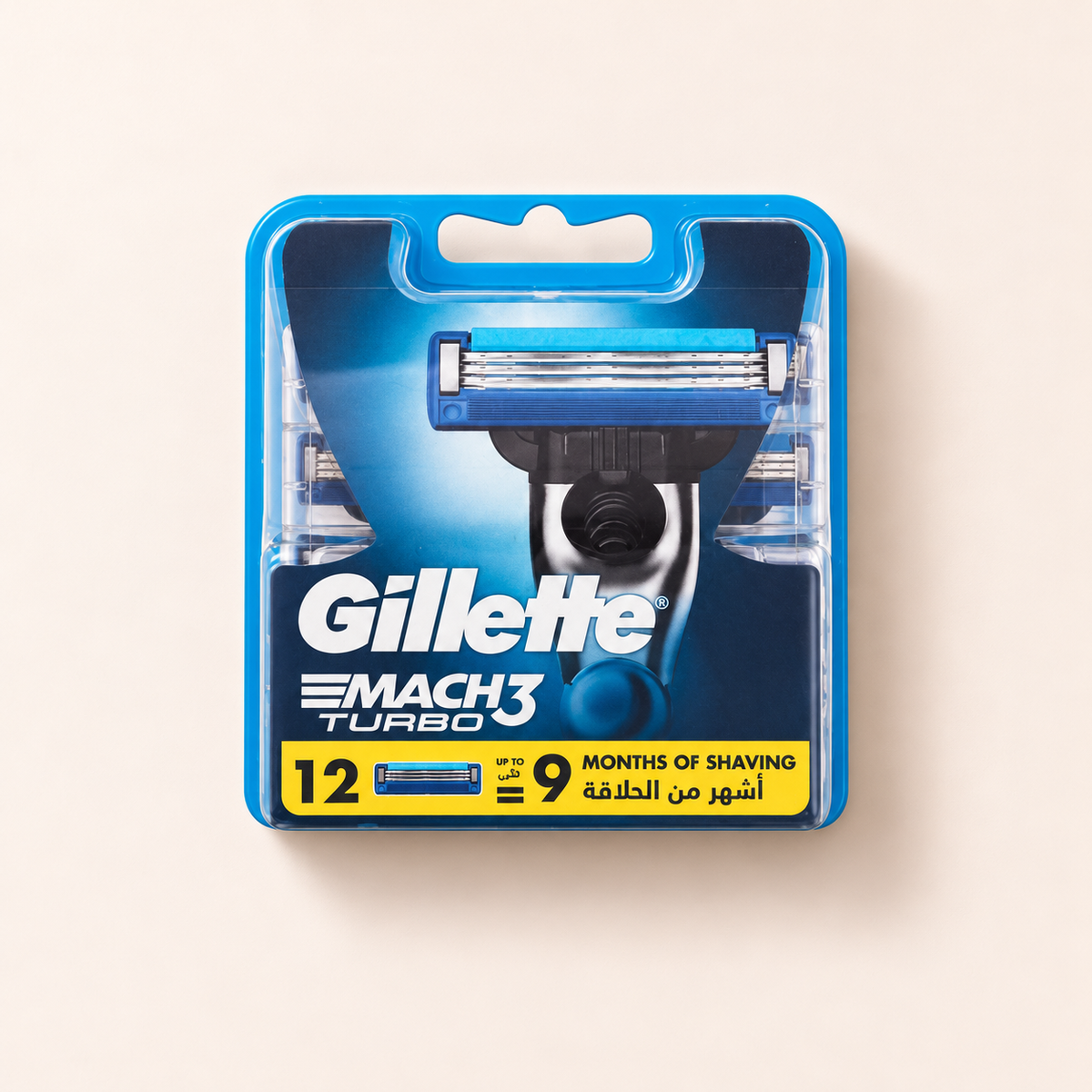Gillette Mach3 Turbo náhradní holicí hlavice, 12 kusů – MrRizz