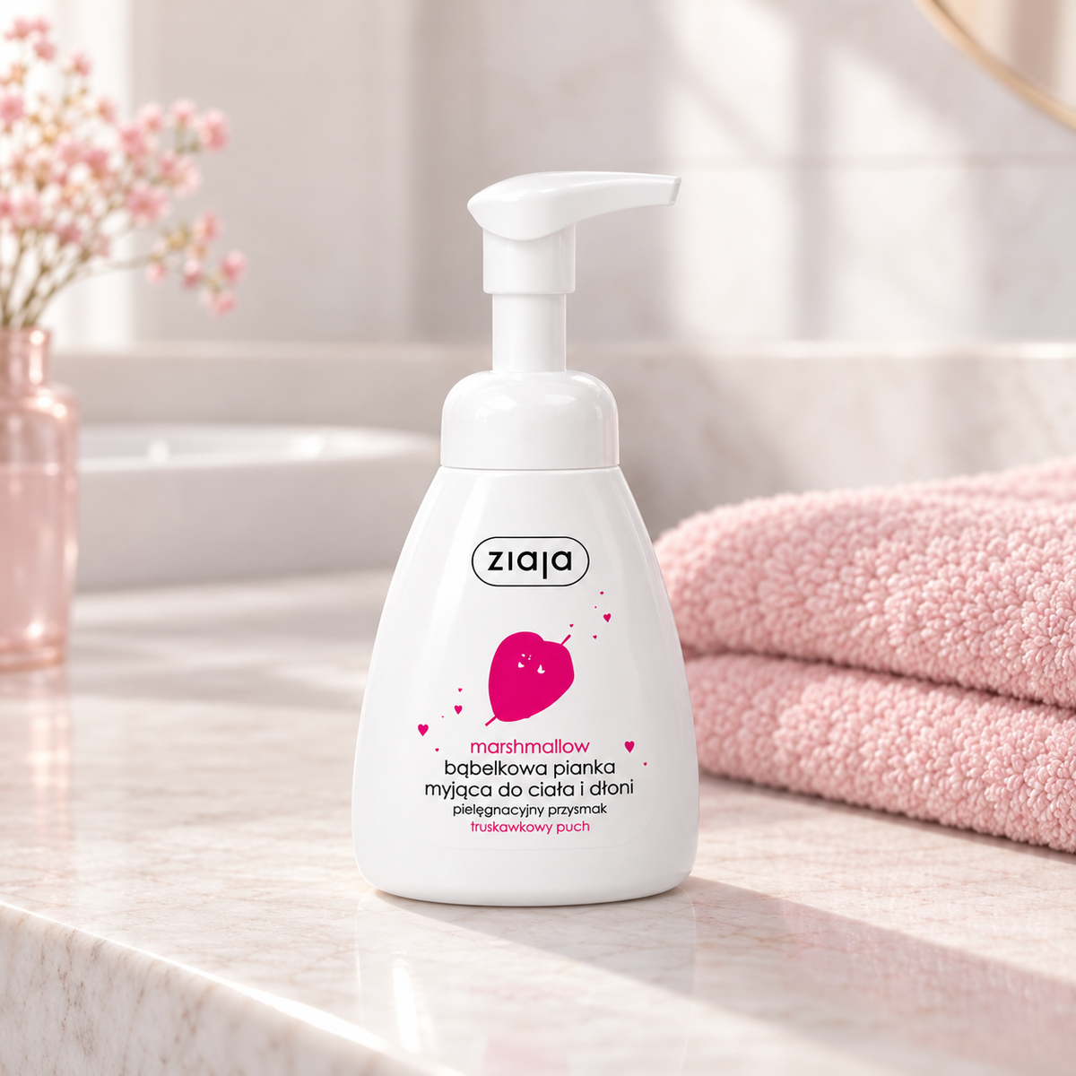 Ziaja Marshmallow Hands & Body Foam Wash 250 ml – atmosférická fotografie – MrRizz