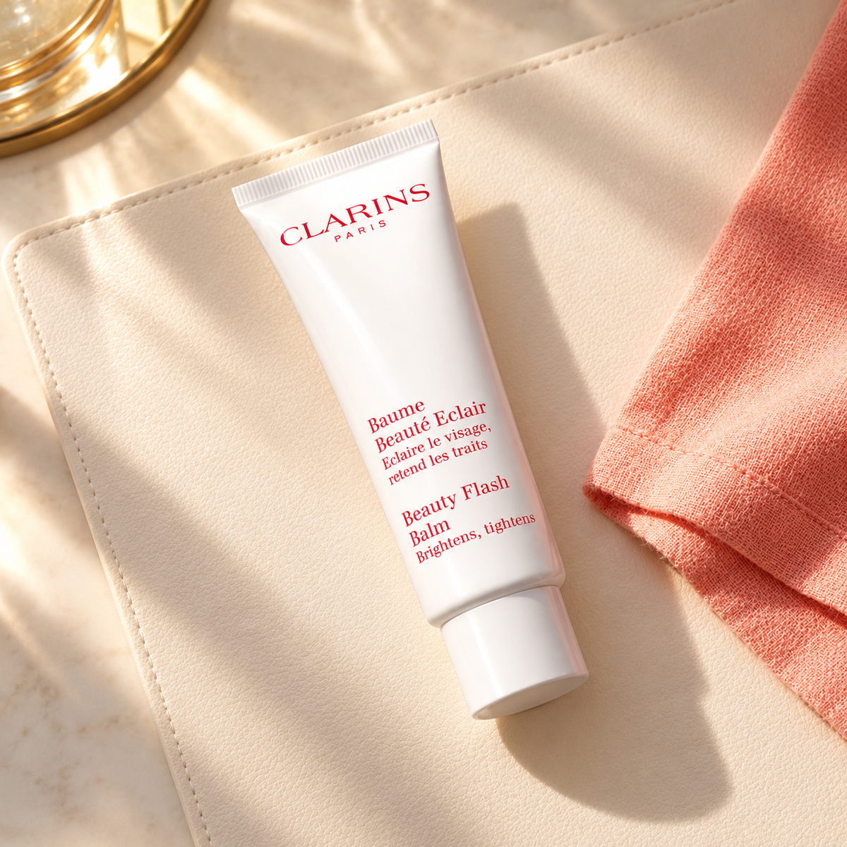 Clarins Beauty Flash Balm 50 ml – atmosférická fotografie – MrRizz