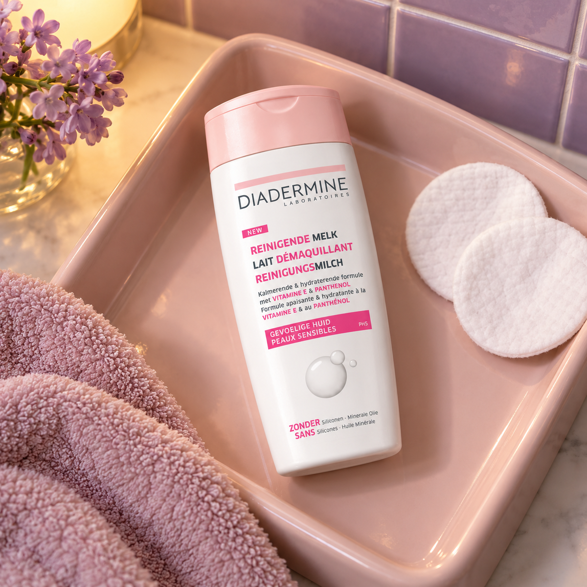 Diadermine Hydrating Cleansing Milk 200 ml – atmosférická fotografie – MrRizz