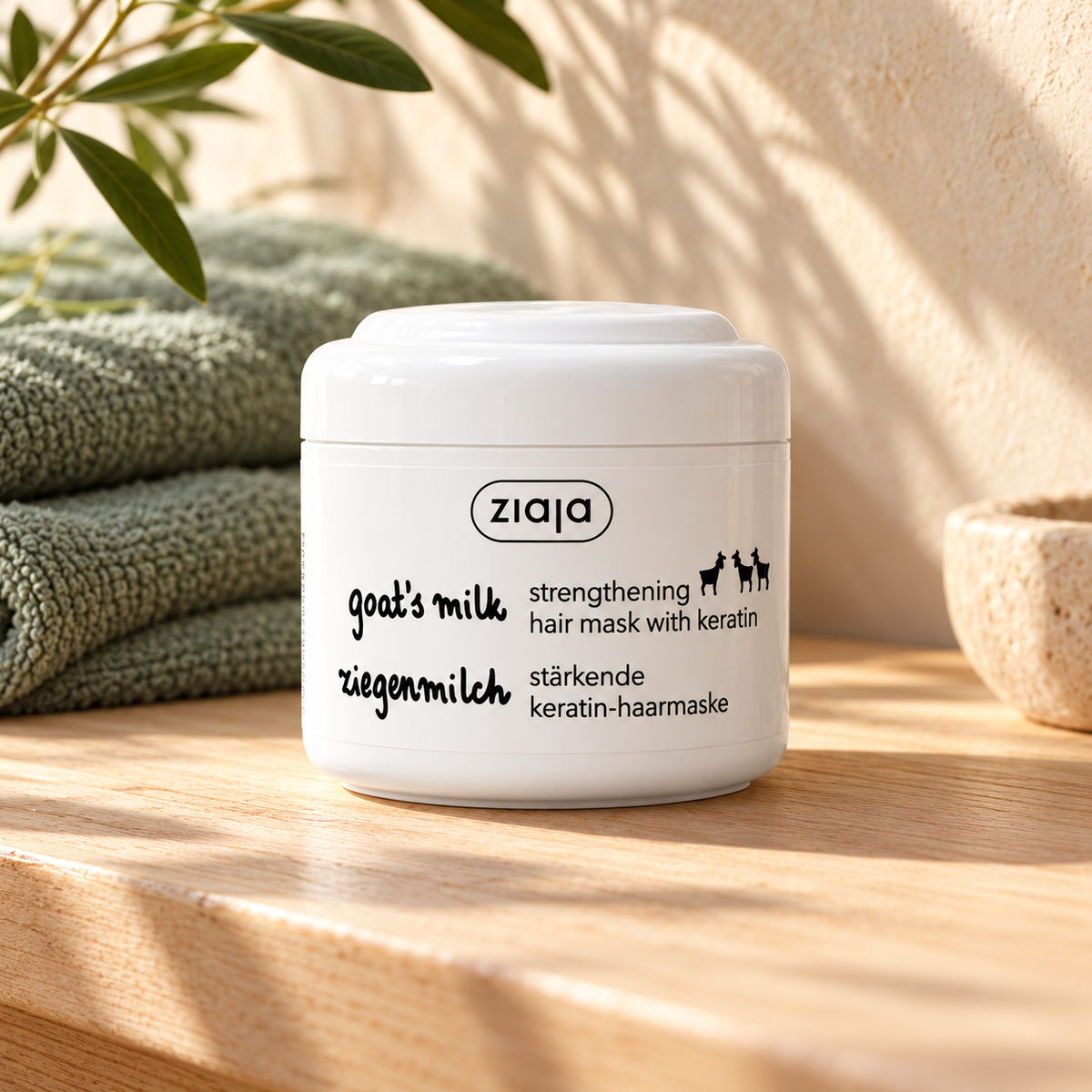 Ziaja Goat´s Milk Maska na vlasy 200 ml – atmosférická fotografie – MrRizz
